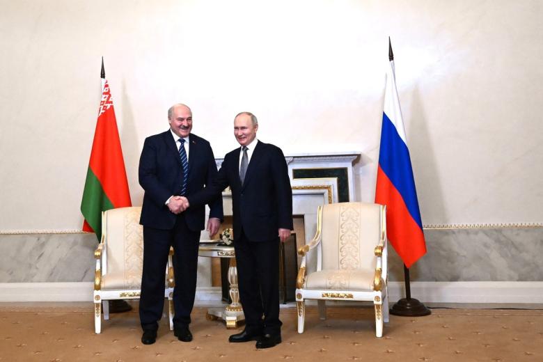 Александр Лукашенко и Владимир Путин