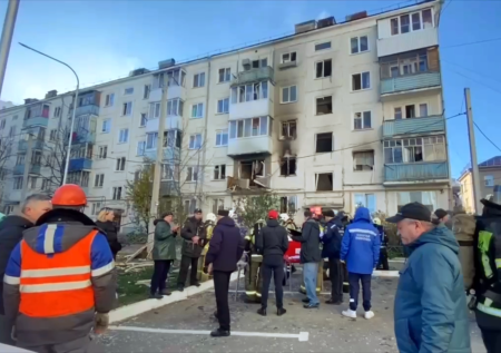 Бытовой газ рванул в жилом доме российского города
