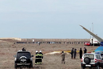Крушение самолета под Актау
