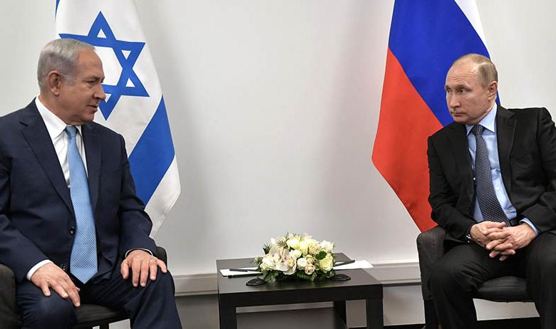 Президент РФ Владимир Путин с премьер-министром Израиля Биньямином Нетаньяху