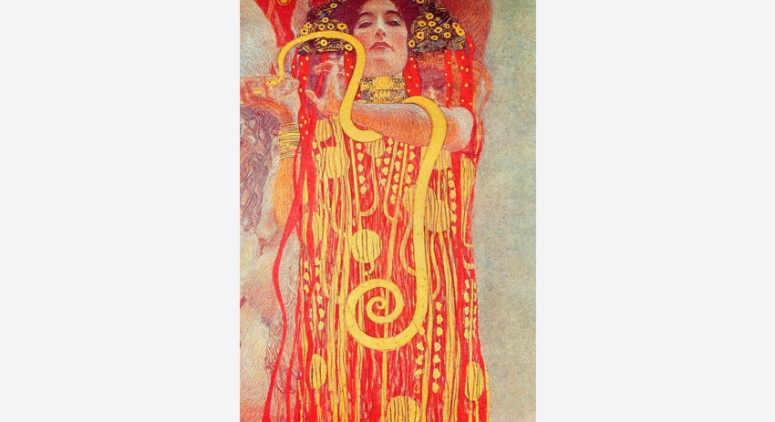 «Медицина. Центральная фигура — Гигиея». Фрагмент, 1900–1907 гг.