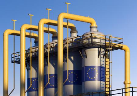 В Европе начали активнее опустошать газовые хранилища