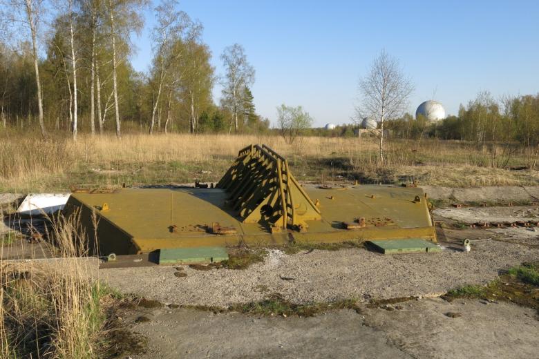 Радар и стартовая площадка системы противоракетной обороны А-35 и А-135