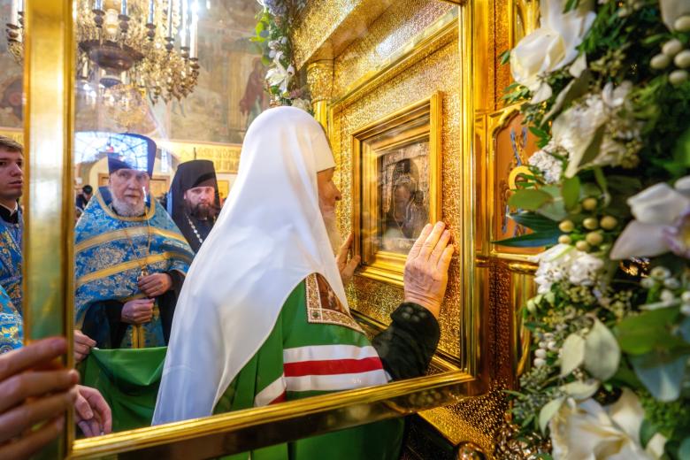 Патриаршее служение в праздник Казанской иконы Божией Матери
