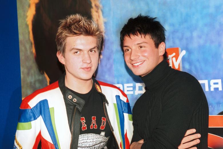 Влад Топалов и Сергей Лазарев. 2003 год