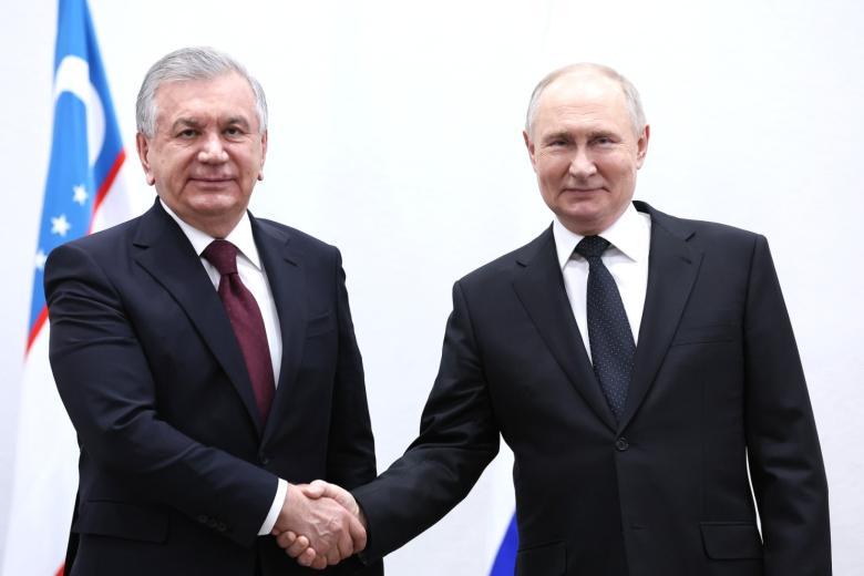 Владимир Путин и Шавкат Мирзиёев