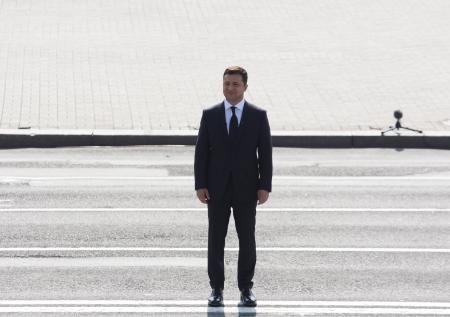 Украинцы устроили акцию против Зеленского в Лондоне