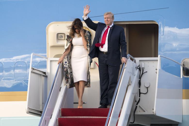 Дональд Трамп и Мелания Трамп