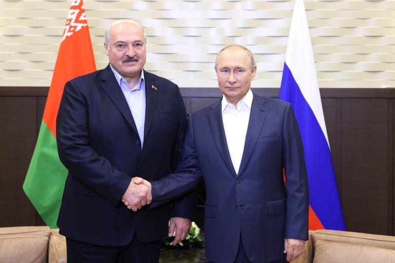 Александр Лукашенко и Владимир Путин