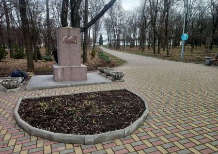 В Краматорске демонтировали бюст Пушкина