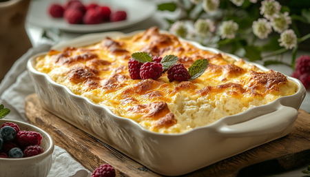 Творожная запеканка «Облако»! Без муки и без мороки — вкусняшка на столе