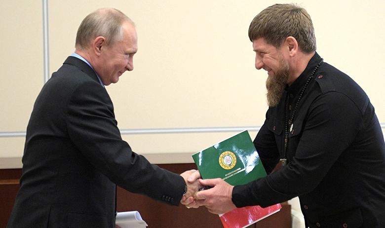 Президент РФ Владимир Путин и глава Чечни Рамзан Кадыров