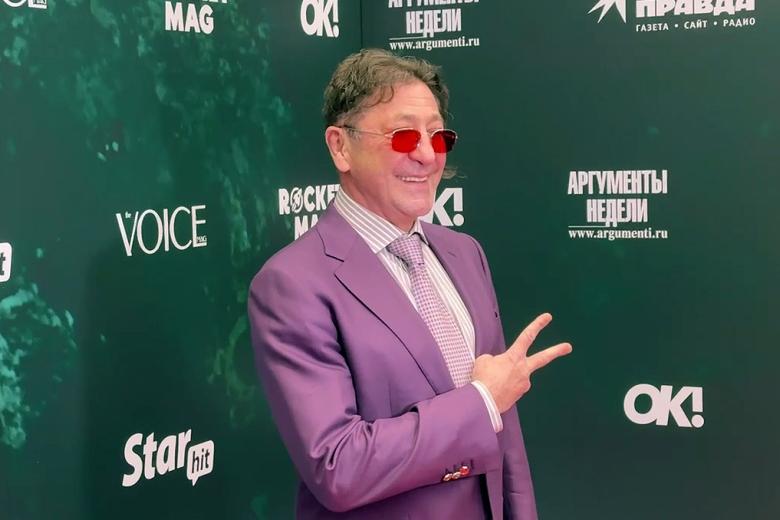 Певец Григорий Лепс на церемонии «Золотой граммофон»