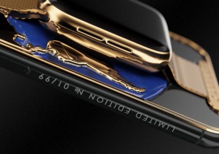 Caviar объединил iPhone XS и Apple Watch