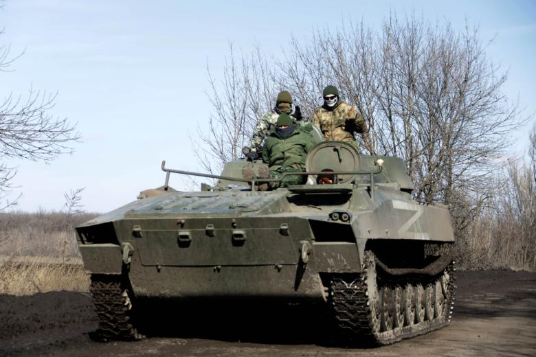 Военнослужащие ВС РФ в зоне проведения спецоперации