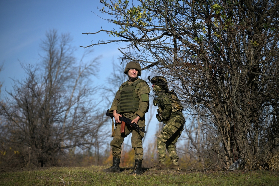 Военнослужащие Вооруженных сил Российской Федерации в зоне боевых действий