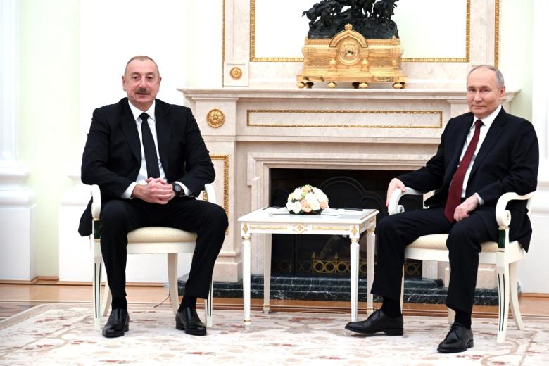 Ильхам Алиев и Владимир Путин