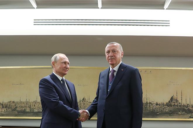 Владимир Путин и Реджеп Тайип Эрдоган