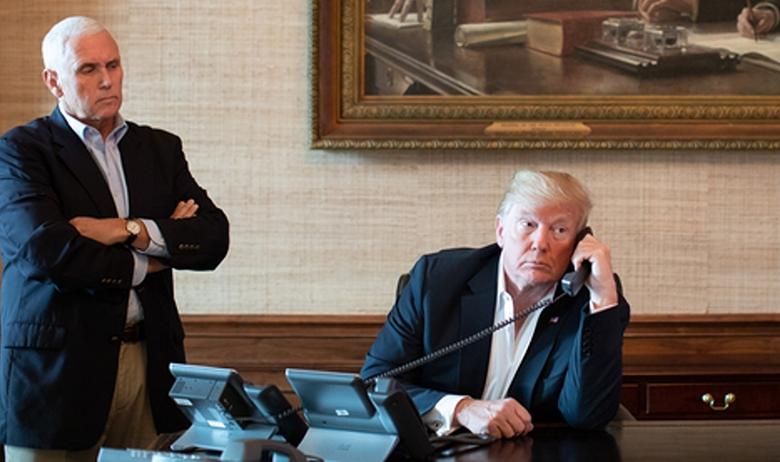 Майк Пенс и Дональд Трамп