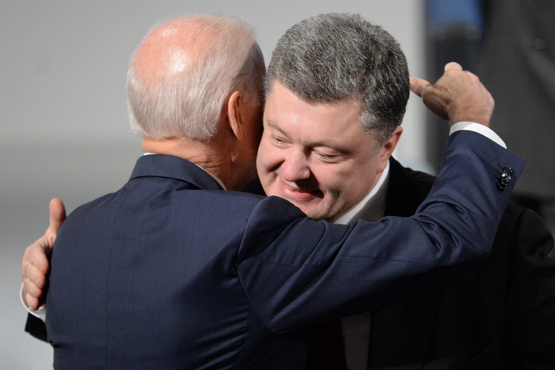 Джозеф Байден и Пётр Порошенко