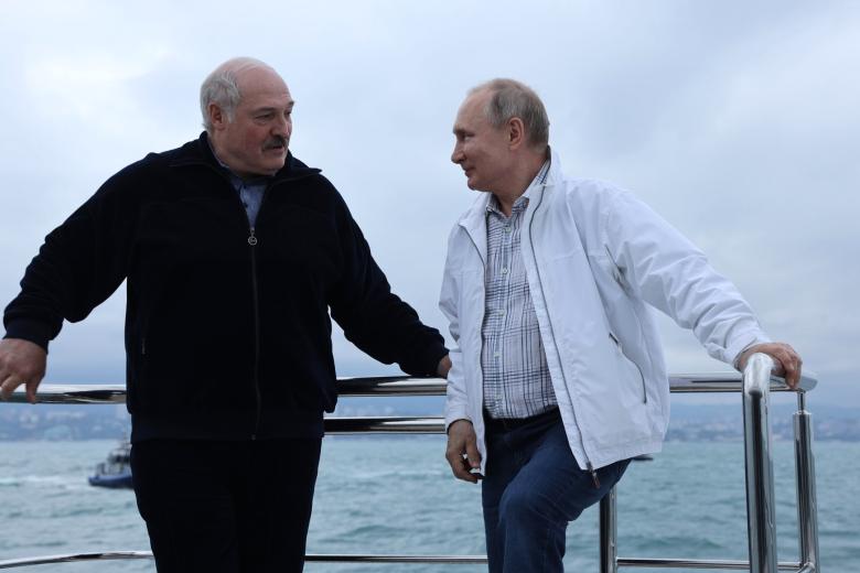Александр Лукашенко и Владимир Путин