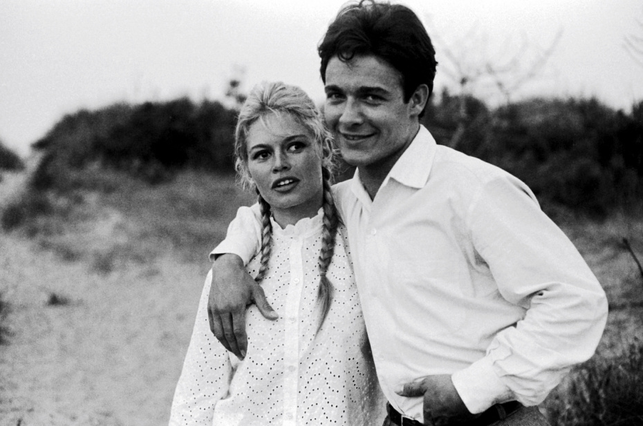 Брижит Бардо с Жаком Шаррье, 1960 год