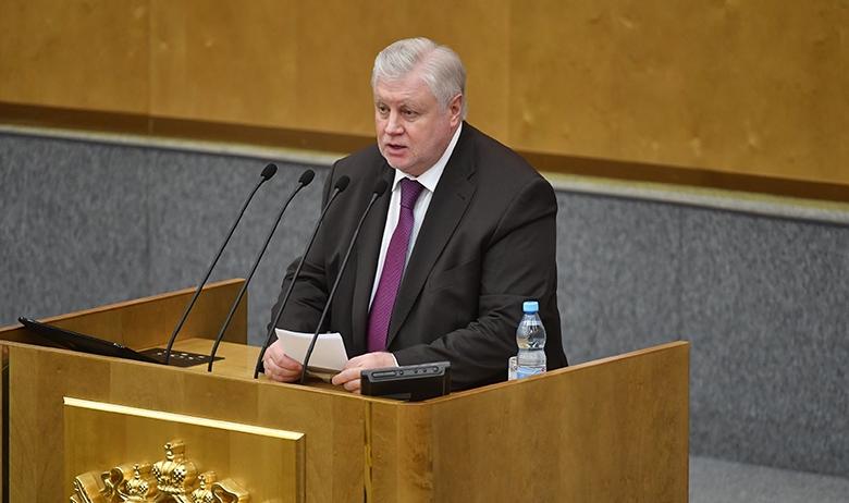 Лидер «Справедливой России» Сергей Миронов 