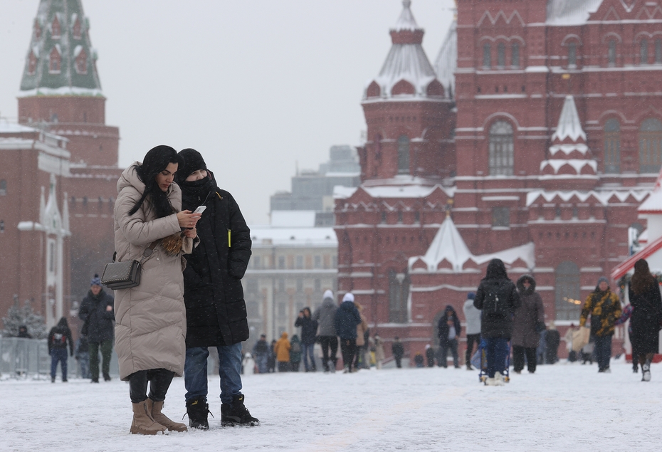 Виды Москвы зимой