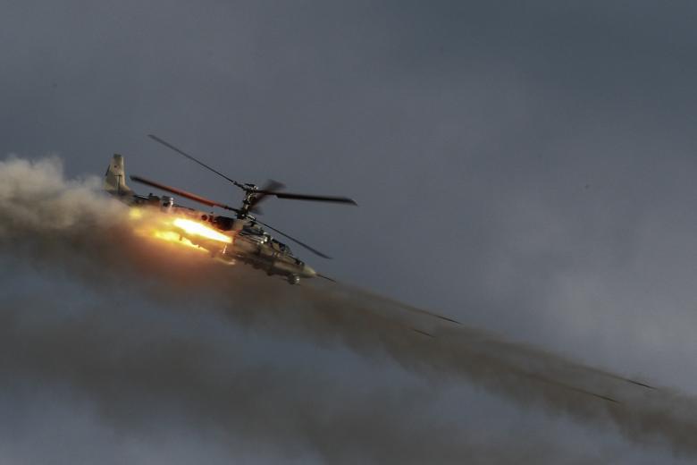 Российский разведывательно-ударный вертолёт Ка-52
