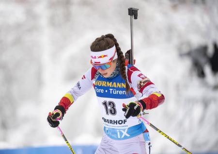 Полька Жук победила в преследовании на чемпионате Европы