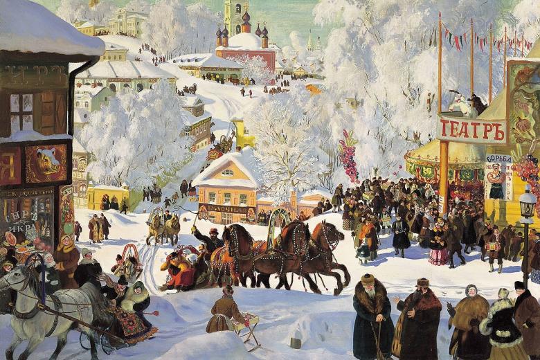 Борис Кустодиев «Масленица»