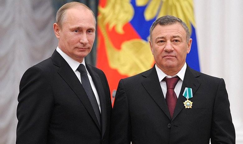 Президент РФ Владимир Путин и Аркадий Ротенберг