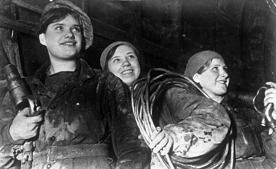 Ударная бригада охотников во главе с Т.В.Федоровой