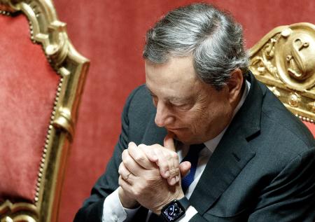 Сенат Италии выразил доверие премьер-министру Марио Драги