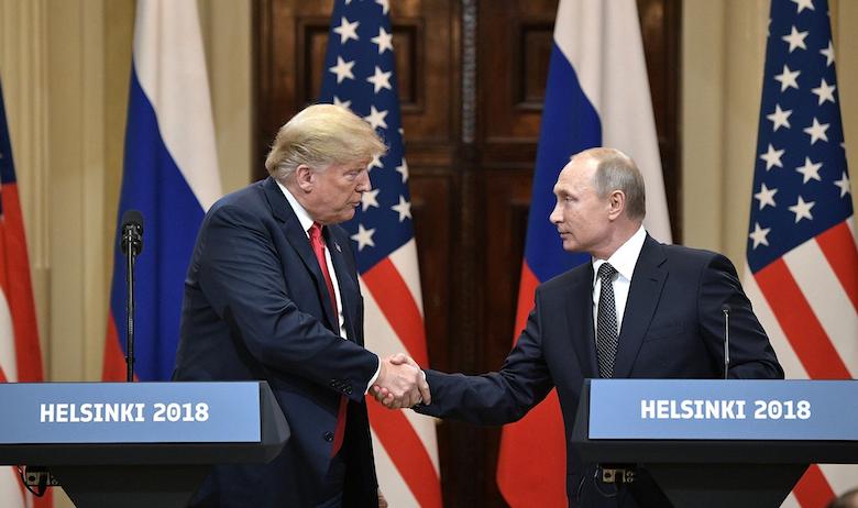 Дональд Трамп и Владимир Путин