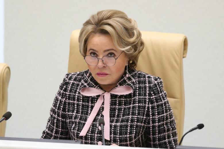 Спикер Совфеда Валентина Матвиенко
