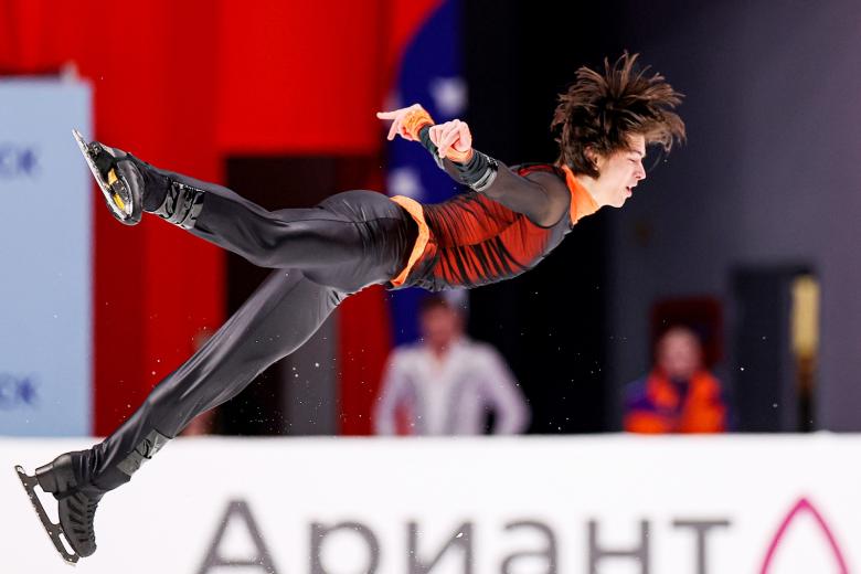 Серебряный призер чемпионата России — 2023 Петр Гуменник
