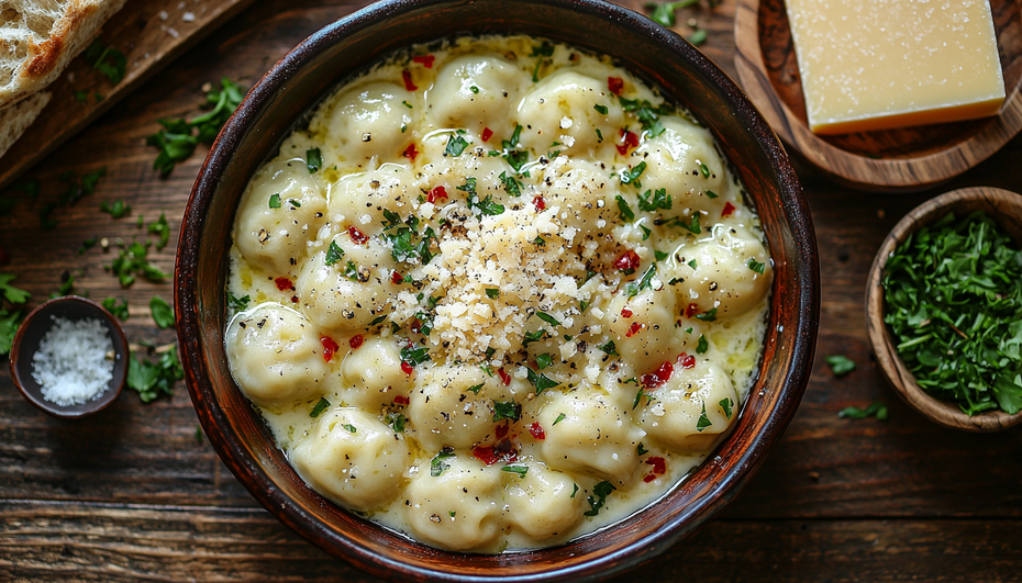 Пельмени с майонезом и сыром