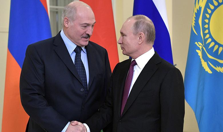 Александр Лукашенко и Владимир Путин