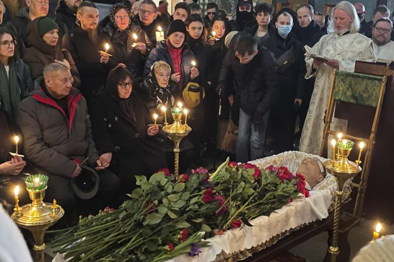 Отпевание Алексея Навального в храме иконы Божией Матери «Утоли моя печали» в Москве