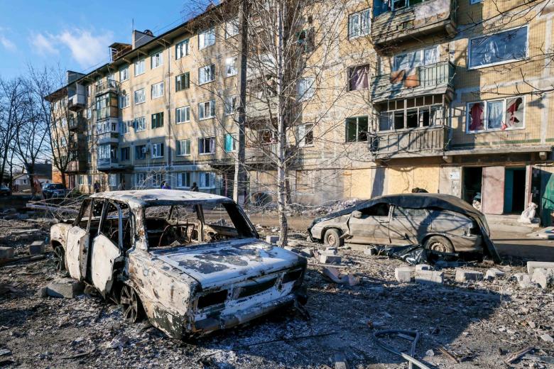 Последствия обстрела ДНР