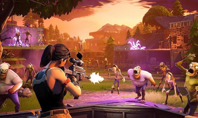 Скриншот из игры «Fortnite»