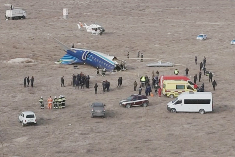 Крушение самолета под Актау