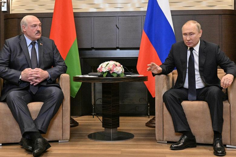Александр Лукашенко и Владимир Путин