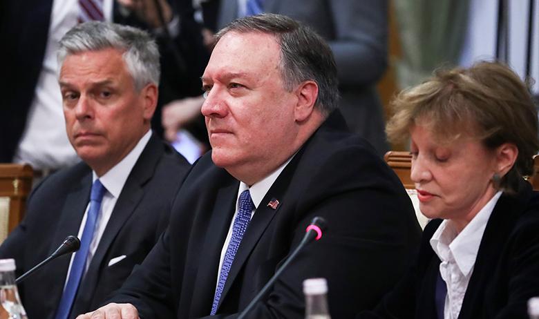Встреча главы МИД России С.Лаврова и госсекретаря США М.Помпео в Сочи