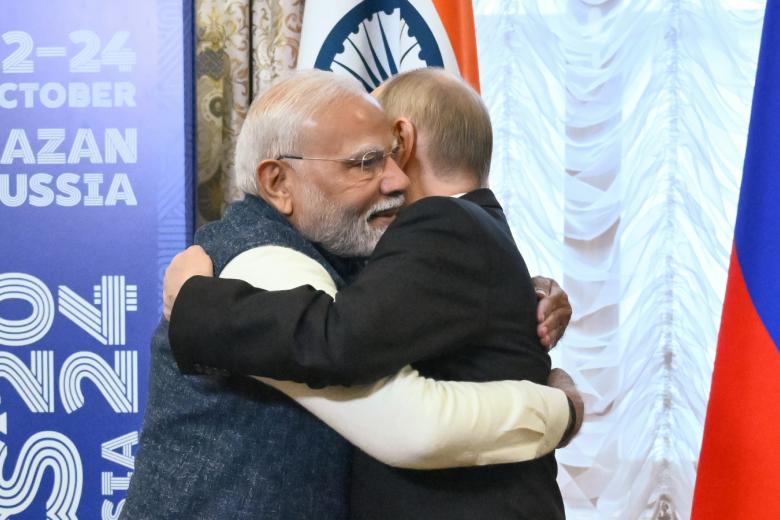 Владимир Путин и Нарендра Моди