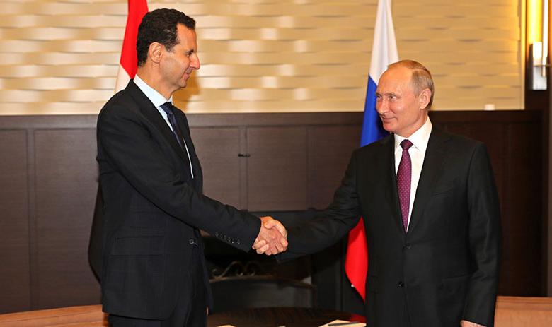 Башар Асад и Владимир Путин