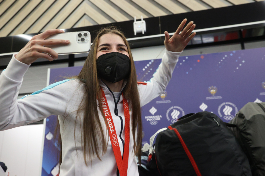 Ангелина Голикова (ОКР), завоевавшая бронзовую медаль