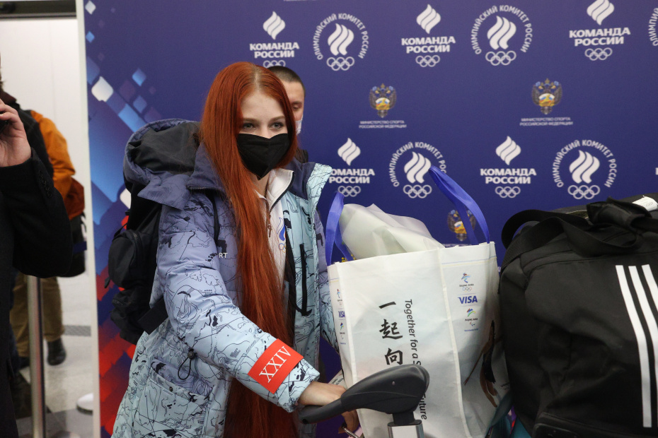 Фигуристка Александра Трусова (ОКР), завоевавшая серебряную медаль