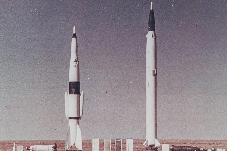 Геофизические ракеты Р-2А и Р-5А на испытаниях на полигоне Капустин Яр